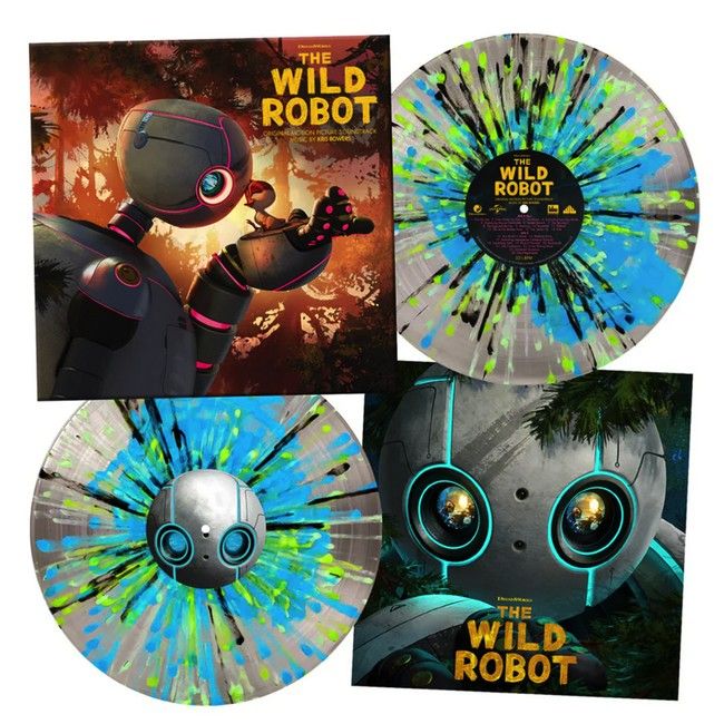 Kris Bowers - The Wild Robot (2LP, Crystal Clear&Blue Orb & Green, Mint, Blue, and Black Splatter, Vinyl)