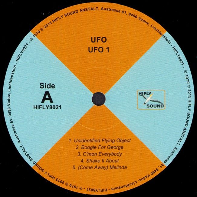 UFO – UFO 1 (LP, Album, Reissue, Stereo)