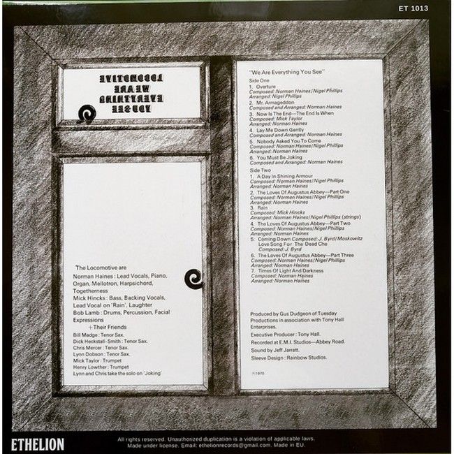 Locomotive – We Are Everything You See (LP, Album, Reissue, Stereo)