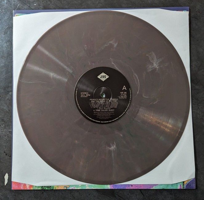 A Tribe Called Quest – People's Instinctive Travels And The Paths Of Rhythm (Multi Colored Marble (Grey, Pink, Green , & White))