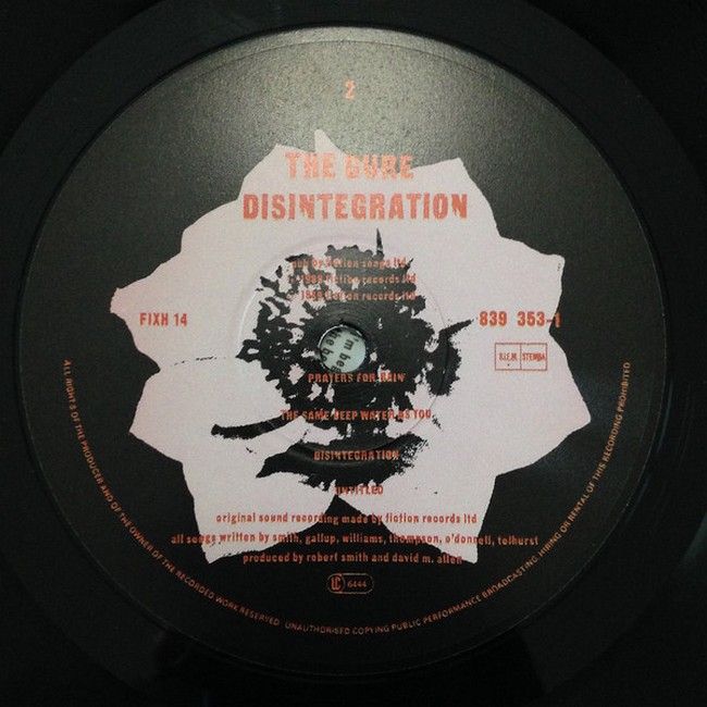 The Cure – Disintegration (LP, Album)