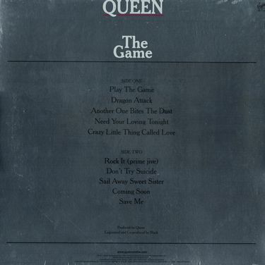 Платівка Queen - The Game| Квін