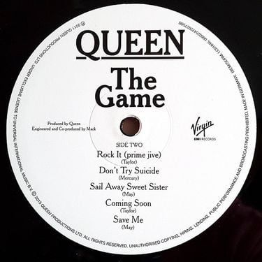 Платівка Queen - The Game| Квін