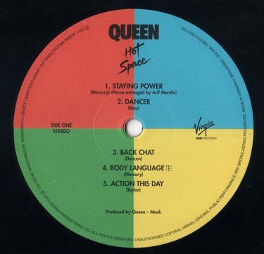 Платівка Queen - Hot Space|Королева-Гарячий космос