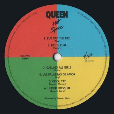 Платівка Queen - Hot Space|Королева-Гарячий космос