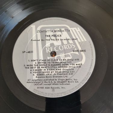 The Police - Zenyatta Mondatta