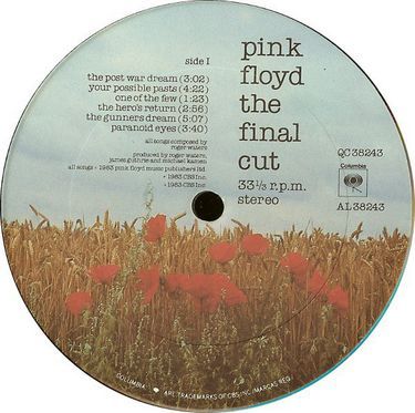 Платівка Pink Floyd - The Final Cut | Пінк Флойд