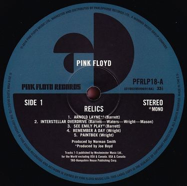 Платівка Pink Floyd - Relics (Vinyl) | Пінк Флойд