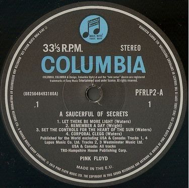 Платівка Pink Floyd - A Saucerful Of Secrets | Пінк Флойд