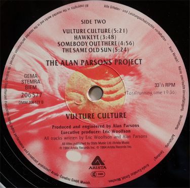 The Alon Parsons Project - Vulture Cukture (Vinyl)