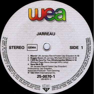 Платівка Al Jarreau - Jarreau|Аль Жарро-Жарро