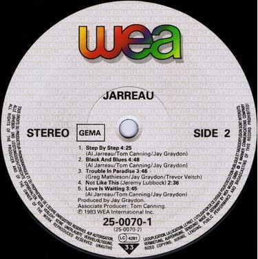 Платівка Al Jarreau - Jarreau|Аль Жарро-Жарро