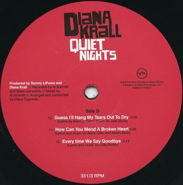 Diana Krall - Quiet Nights (Vinyl)