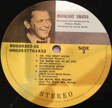 Frank Sinatra - Moonlight Sinatra (Vinyl)