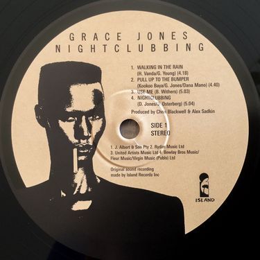 Платівка Grace Jones - Nightclubbing|Грейс Джонс-Нічний клуб