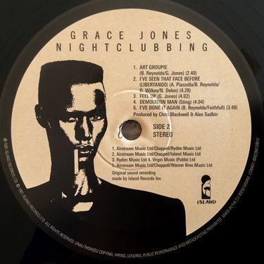 Платівка Grace Jones - Nightclubbing|Грейс Джонс-Нічний клуб