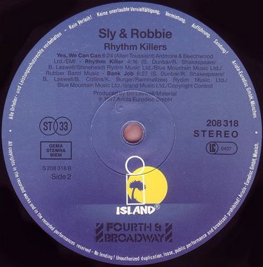 Sly + Robbie - Rhytm Killers (Vinyl)