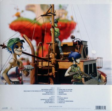 Платівка Gorillaz - Plastic Beach | Горілаз