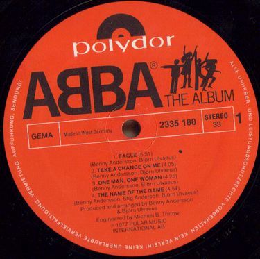 Платівка Abba - The Album|АББА - Альбом
