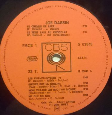 Joe Dassin - Les Meilleures Chansons De Joe Dassin (1st press) (Vinyl)