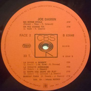 Joe Dassin - Les Meilleures Chansons De Joe Dassin (1st press) (Vinyl)