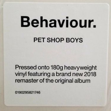 Платівка Pet Shop Boys - Behaviour|Пет Шоп Бойз-Поведінка