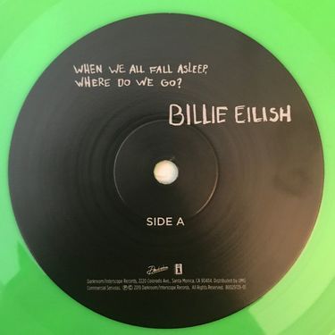 Платівка Біллі Айліш - Коли Ми Всі Заснемо, Куди Ми Йдемо? | Billie Eilish - When We All Fall Asleep,Where Do We Go? 