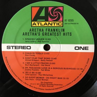 Aretha Franklin - Aretha's Greatest Hits (Vinyl)