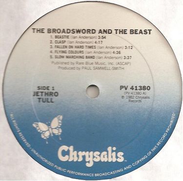 Платівка Jethro Tull - The Broadsword And The Beast (Vinyl) | Джетро Тал