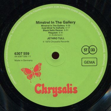 Платівка Jethro Tull - Minstrel In The Gallery (Vinyl) | Джетро Тал