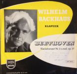 Wilhelm Backhaus, Beethoven - Klavierkonzert Nr. 3 C-Moll, Op. 37 (Vinyl)