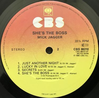 Mick Jagger - She's The Boss 