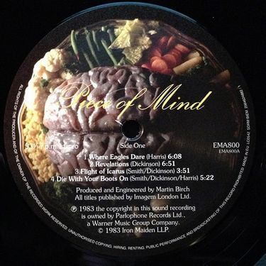 Iron Maiden - Piece Of Mind (LP, Album, Reissue, Remastered, 180 Gram, Vinyl)