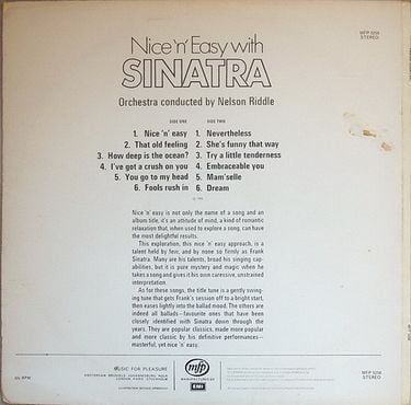 Платівка Френк Сінатра | Frank Sinatra - Nice 'N' Easy (Vinyl)