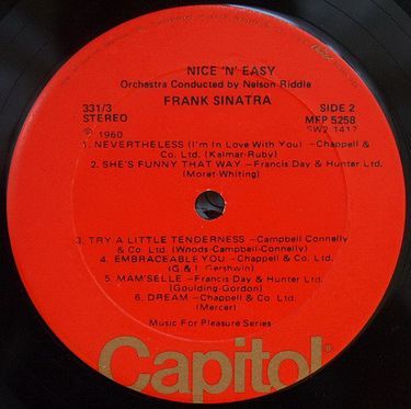 Платівка Френк Сінатра | Frank Sinatra - Nice 'N' Easy (Vinyl)
