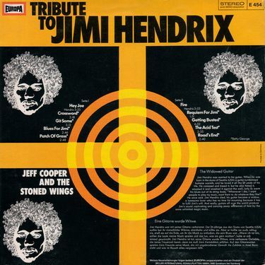 Платівка Джеф Купер і Стон Вінгс |  Jeff Cooper and the Stoned Wings - Tribute to Jimi Hendrix (Vinyl)