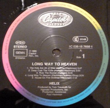 Helix - Long Way To Heaven (Vinyl)