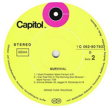 Grand Funk Railroad - Survival
