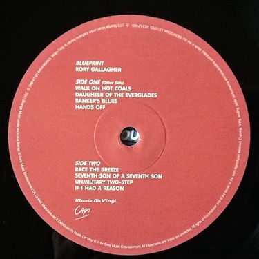 Rory Gallagher - Blueprint (Vinyl)