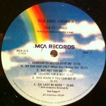 Ella Fitzgerald - Ella Sings Gershwin (Vinyl)