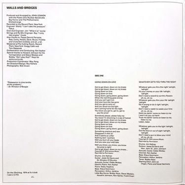 Платівка John Lennon - Walls And Bridges (Vinyl) VG+ Very Good+ | Джон Ленон