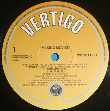 Платівка Dire Straits - Making Movies SS - Still Sealed| Дайр Стрейтс