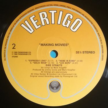 Платівка Dire Straits - Making Movies SS - Still Sealed| Дайр Стрейтс