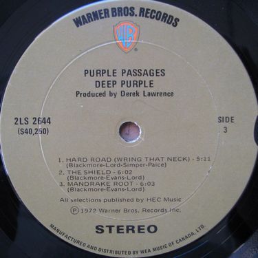 Deep Purple - Purple Passages (1st press) (Vinyl)