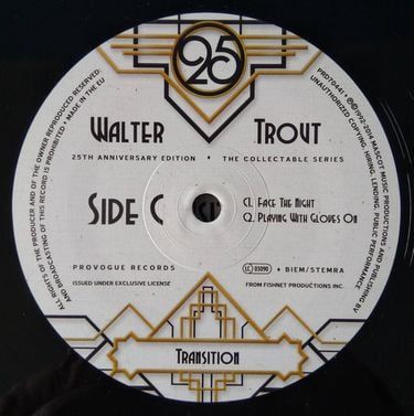 Платівка Волтер Траут - Перехід | Walter Trout - Transition