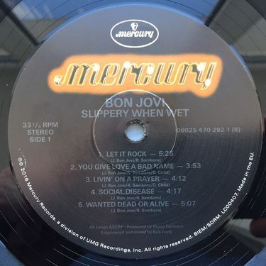 Платівка Bon Jovi - Slippery When Wet SS - Still Sealed | Бон Джові