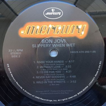 Платівка Bon Jovi - Slippery When Wet SS - Still Sealed | Бон Джові