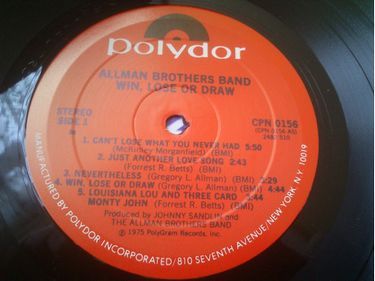 The Allman Brothers Band - Win, Lose Or Draw 