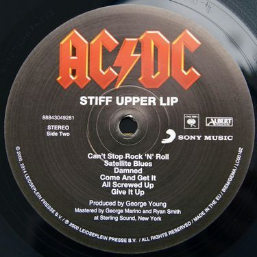 Платівка AC/DC - Stiff Upper Lip|ЕЙСІ ДІСІ-Жорстка верхня губа