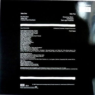 Frank Zappa - Ship Arriving Too Late To Save a Drowning Witch (1st press)